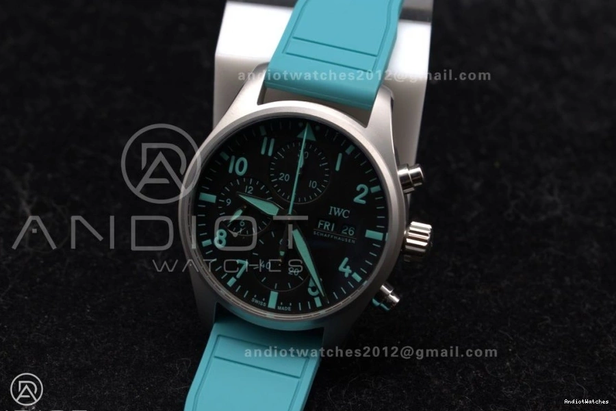 Petronas Green TW ONE IWC 2023 Factory  1:1 496 FORMULA Mercedes-AMG TEAM  Chronograph Best Durable IW388106 0517